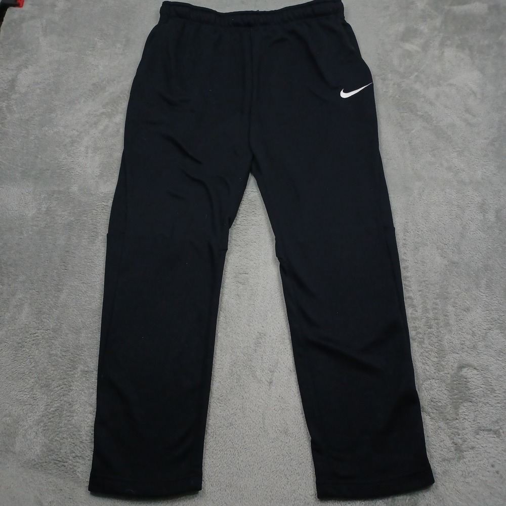 Nike Pants Mens Large‎ Black Tapered Pockets Activewear Casual Drawstring
